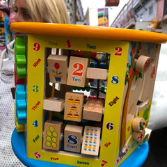 8 in 1 Multipurpose Activity Cube Center Toys Educational Bead Maze Early Learning Toy For Kids