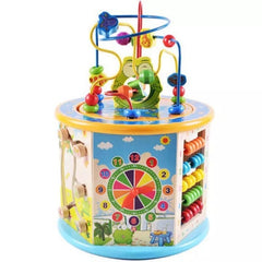 8 in 1 Multipurpose Activity Cube Center Toys Educational Bead Maze Early Learning Toy For Kids