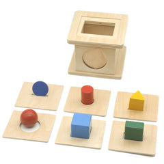 Toys Shape Match Up Game Box 6 in 1 Wooden Learning Educational Baby Toys