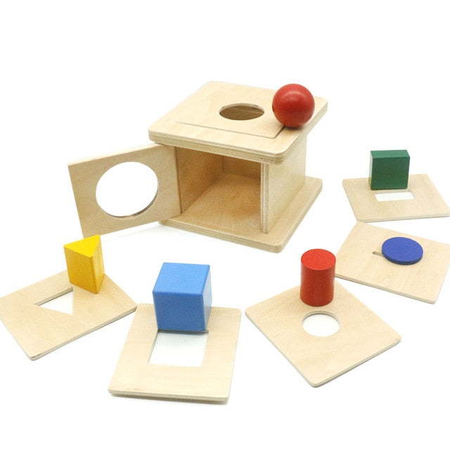 Toys Shape Match Up Game Box 6 in 1 Wooden Learning Educational Baby Toys