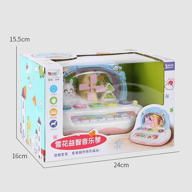 Cute Baby Kids Musical Educational Animal Farm Piano Developmental Music Toy