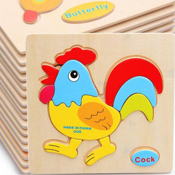 Educational Wooden Toys for Children Early Learning Puzzle