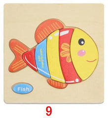 Educational Wooden Toys for Children Early Learning Puzzle