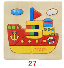 Educational Wooden Toys for Children Early Learning Puzzle