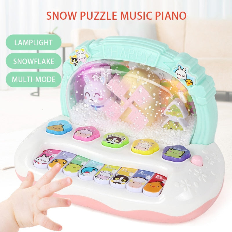 Cute Baby Kids Musical Educational Animal Farm Piano Developmental Music Toy